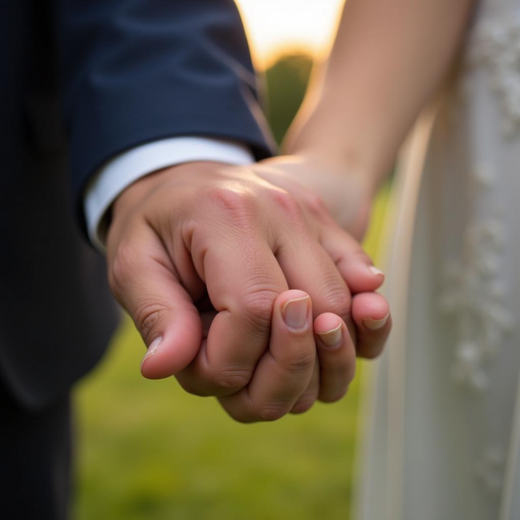 Couple Holding Hands, Symbolizing the "Tum Mujhe Dekh Kar Muskurati Raho" Sentiment