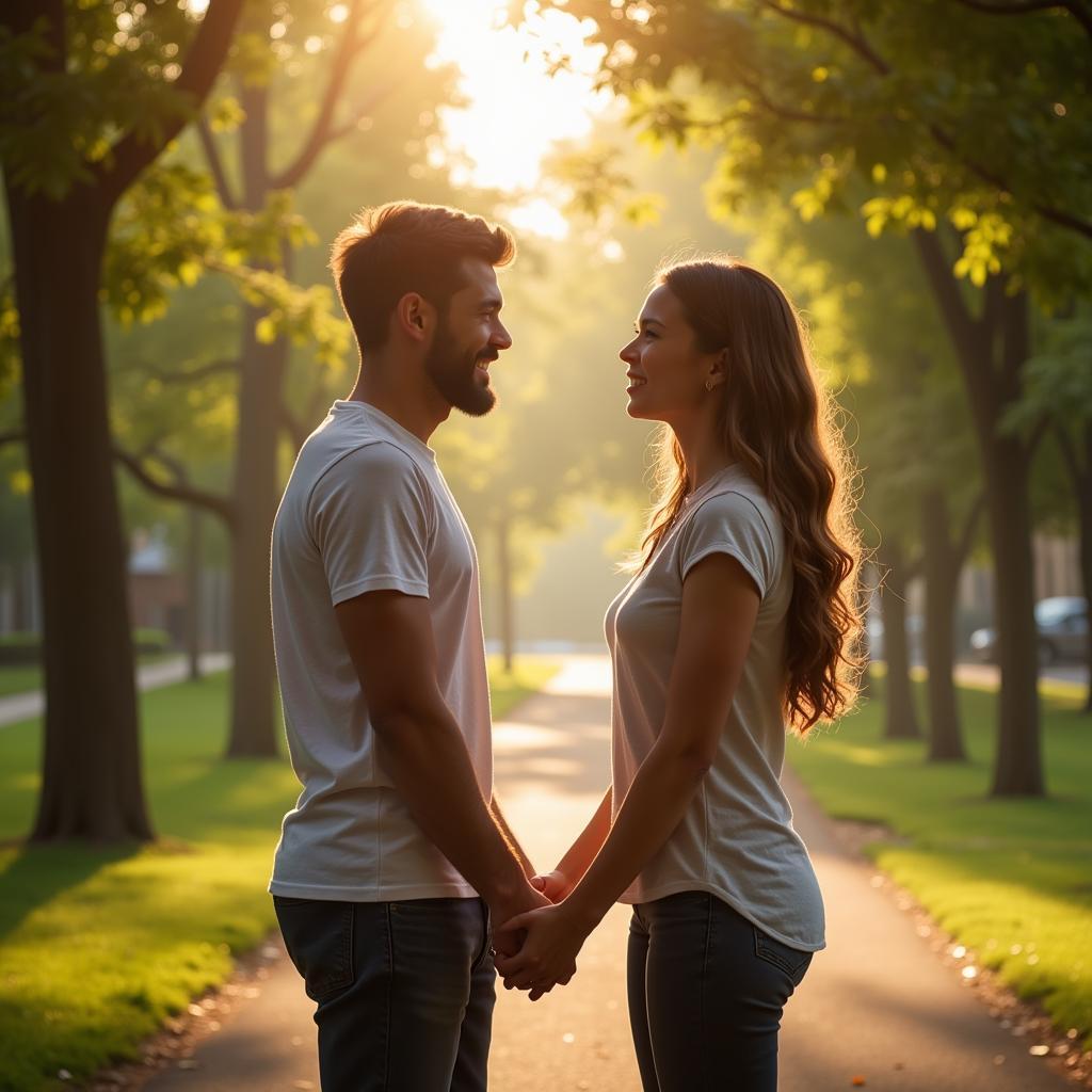 Couple Reconciling After an Argument