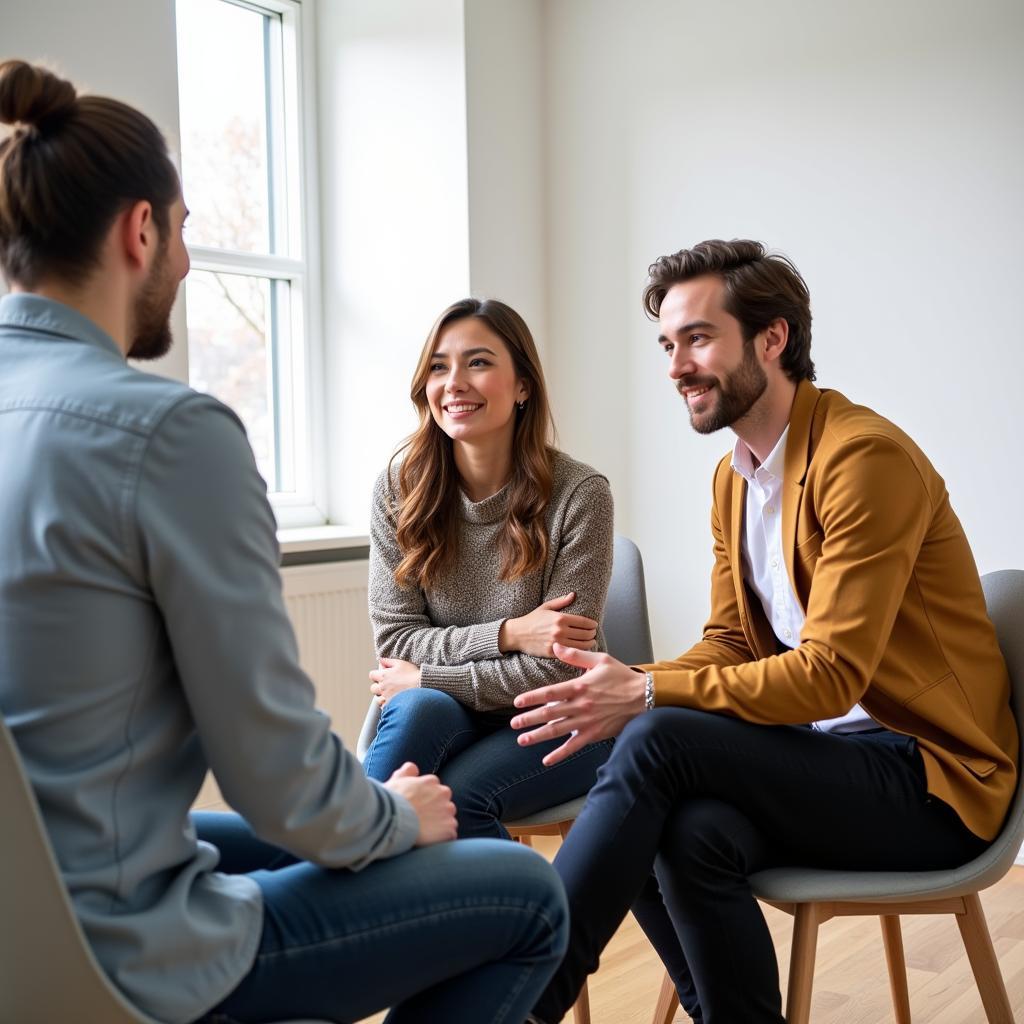 Couple in Therapy Session