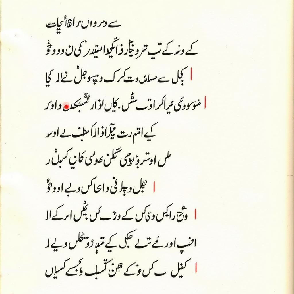 Diwani Shayari Meter and Rhyme Structure