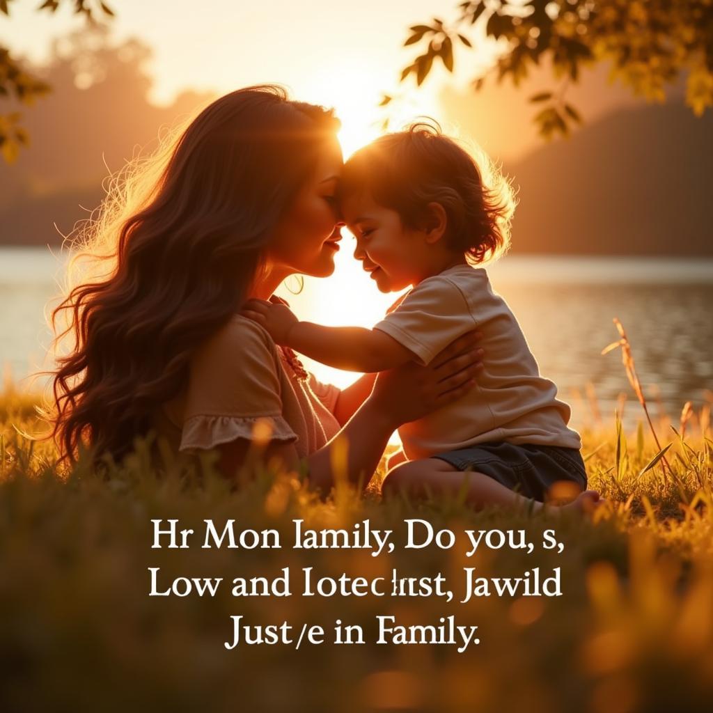 Family Quotes in Hindi: Mother and Child