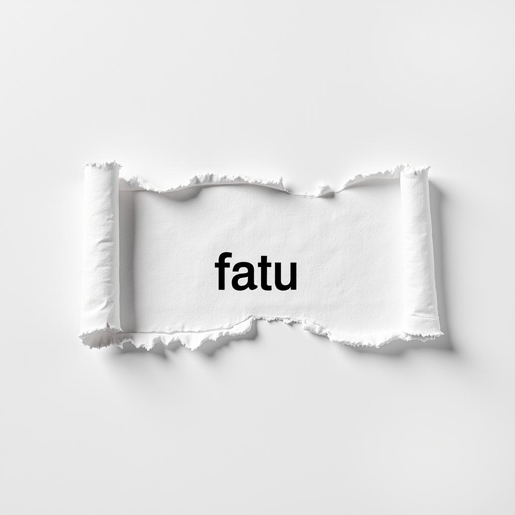 Torn Cloth: Depicting the essence of "Fatu" in Hindi