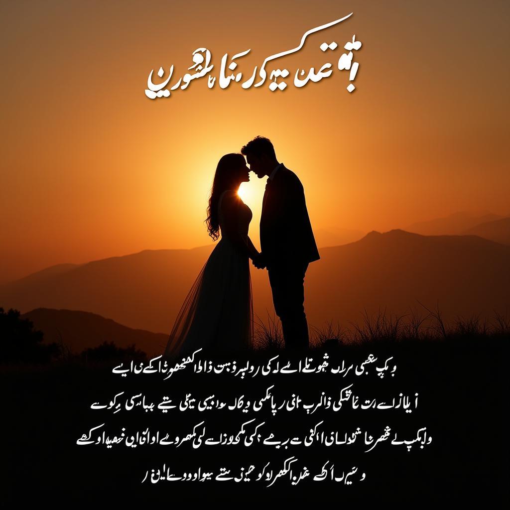 Romantic Couple FB Shayari