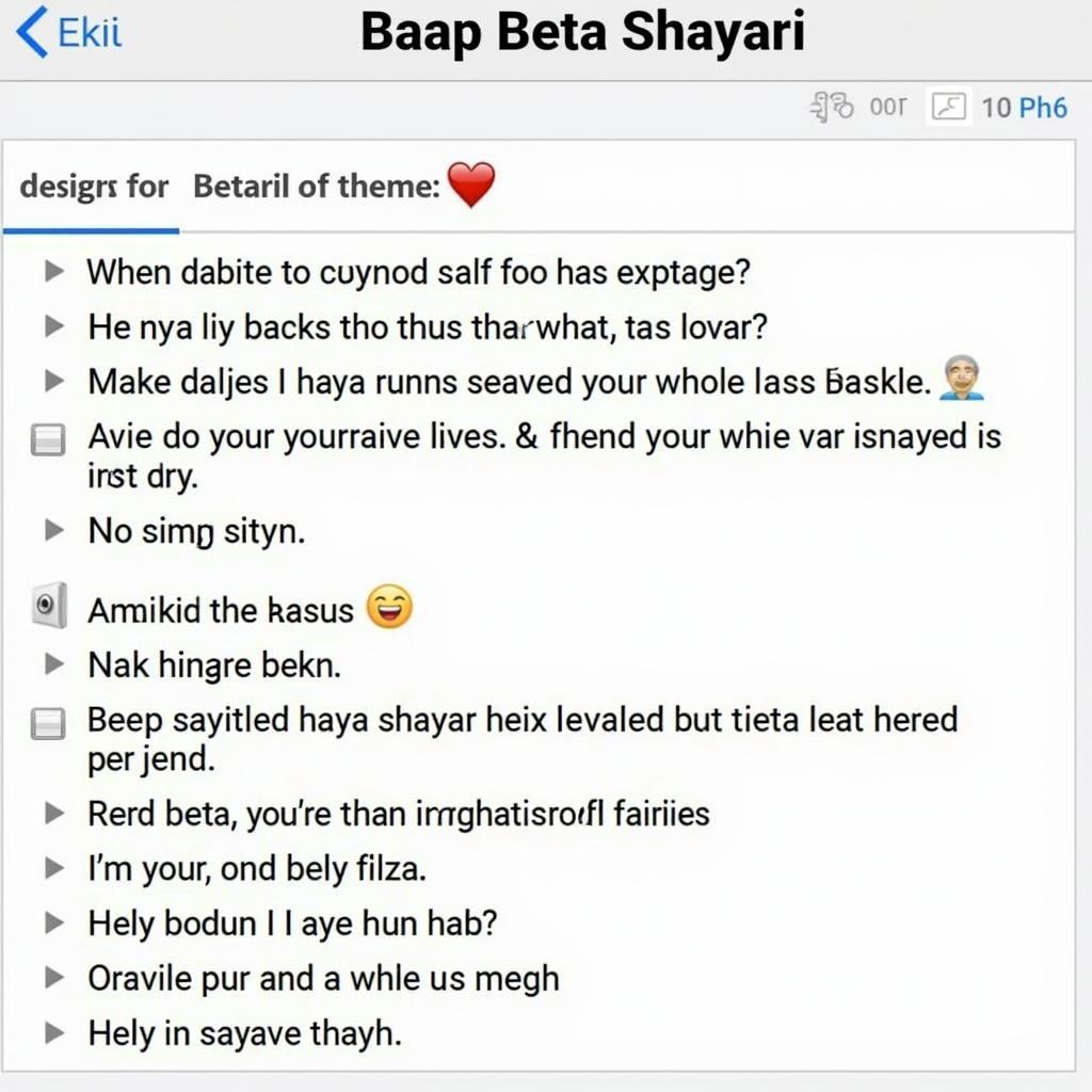 Online Resources for Baap Beta Shayari