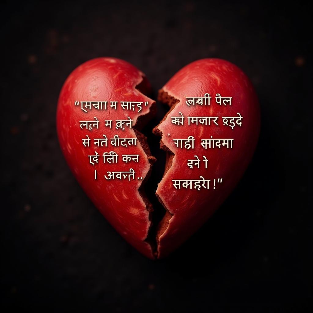 Gaddar Shayari in Hindi expressing heartbreak and betrayal.