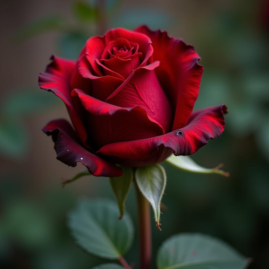 Image of a wilting flower representing love and loss in ghutan shayari