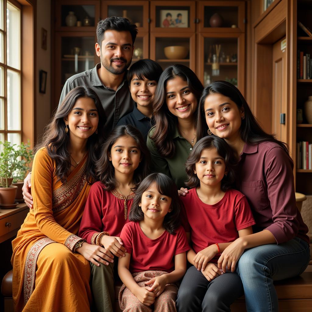 The Chavan Family in Gum Hai Kisi Ke Pyar Mein