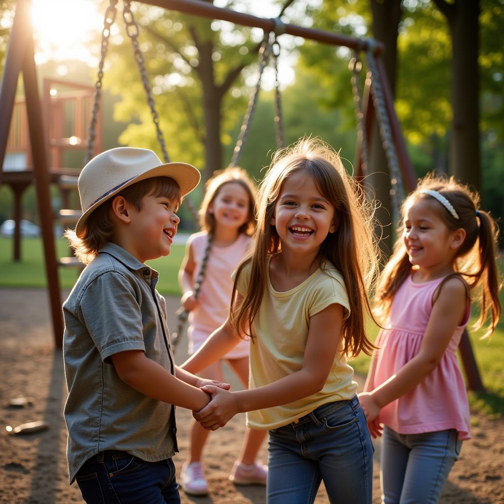 Children Playing in a Park