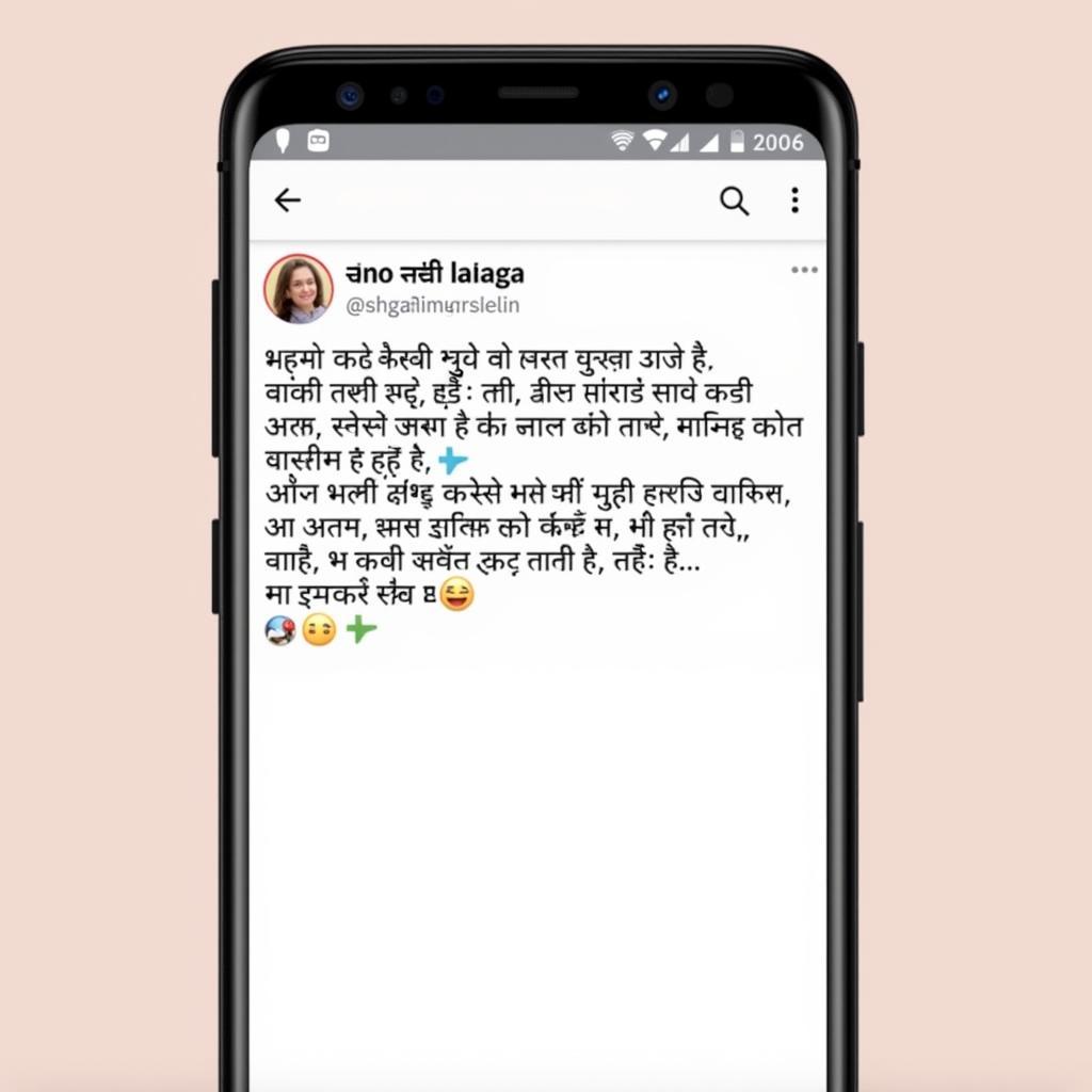 Using Emojis and Hashtags in Hindi Captions