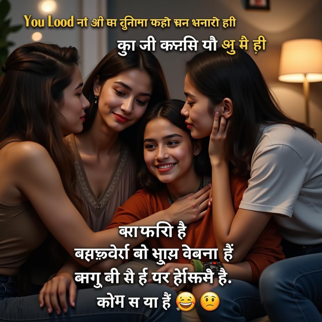 Hindi Captions for Emotional Expression