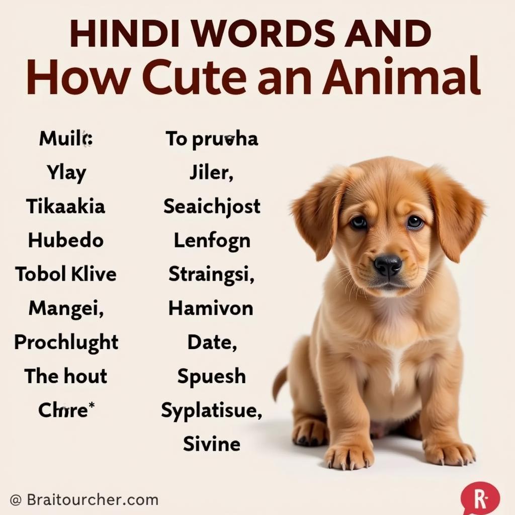 Expressing Cuteness towards Animals in Hindi