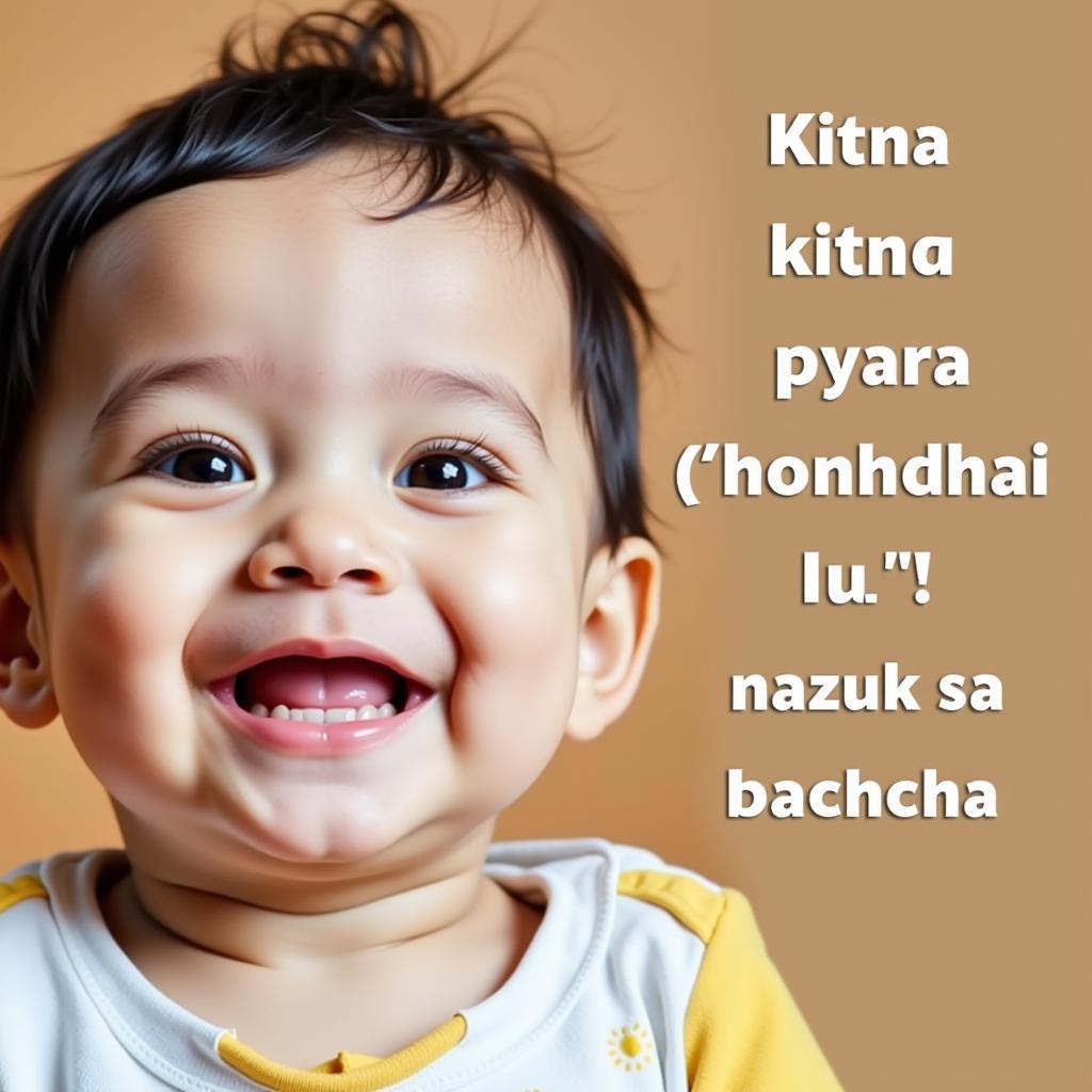 Expressing Cuteness towards Babies in Hindi