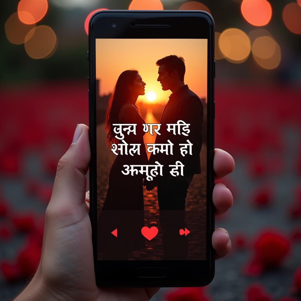 Sending heartfelt messages in Hindi to express love and affection.