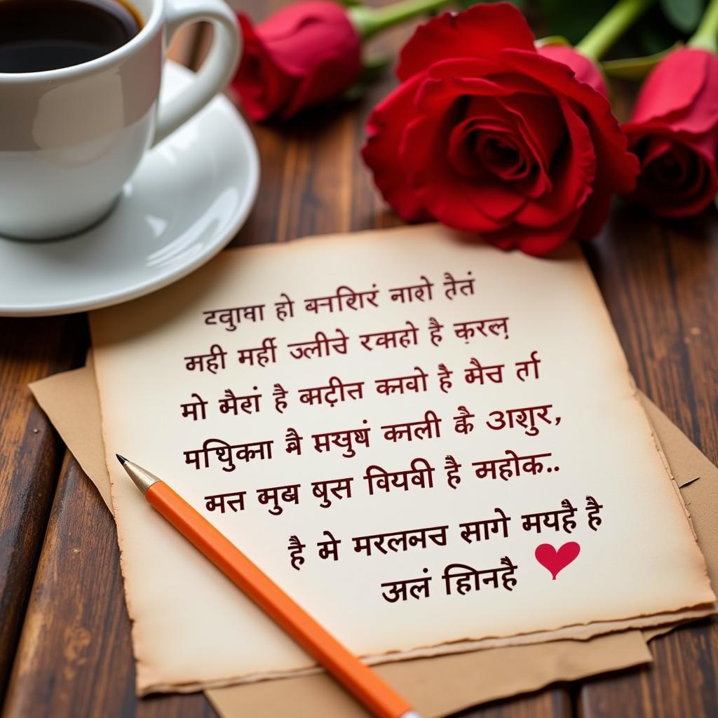 Bold Hindi Shayari Expressions for Your Crush