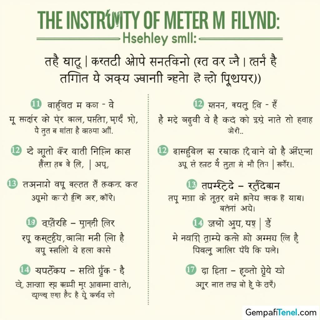 Meter and Rhyme in Hindi Shayari