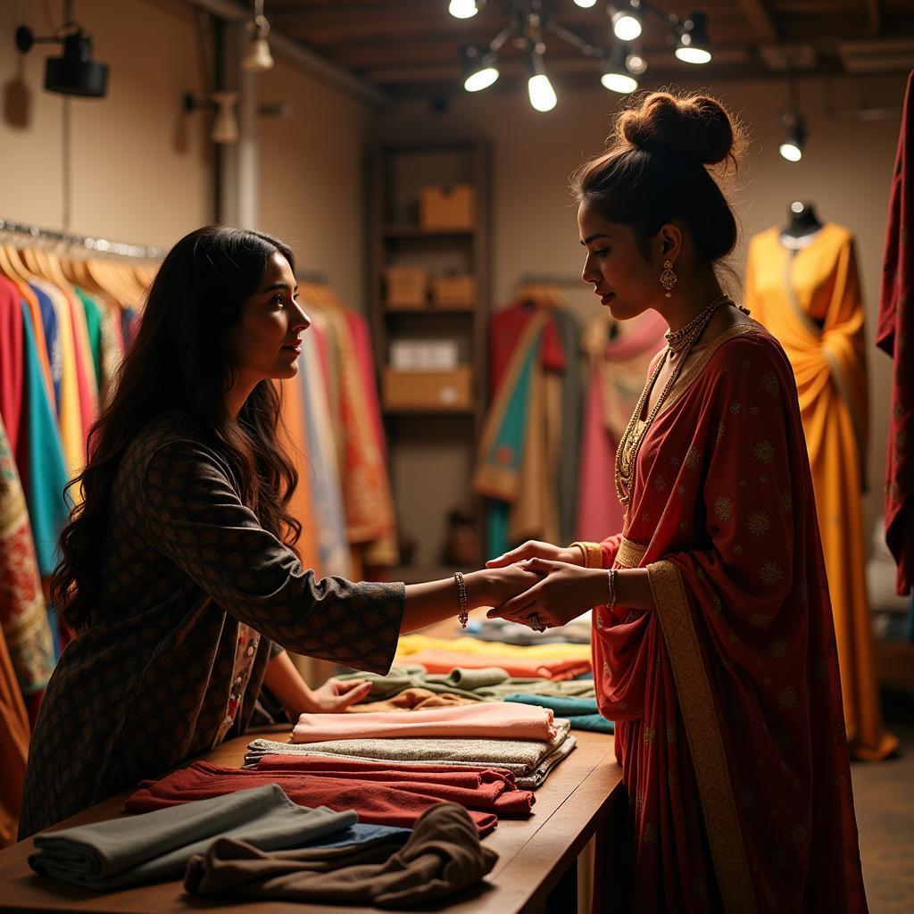 Hindi Stylist Working with a Fashion Designer