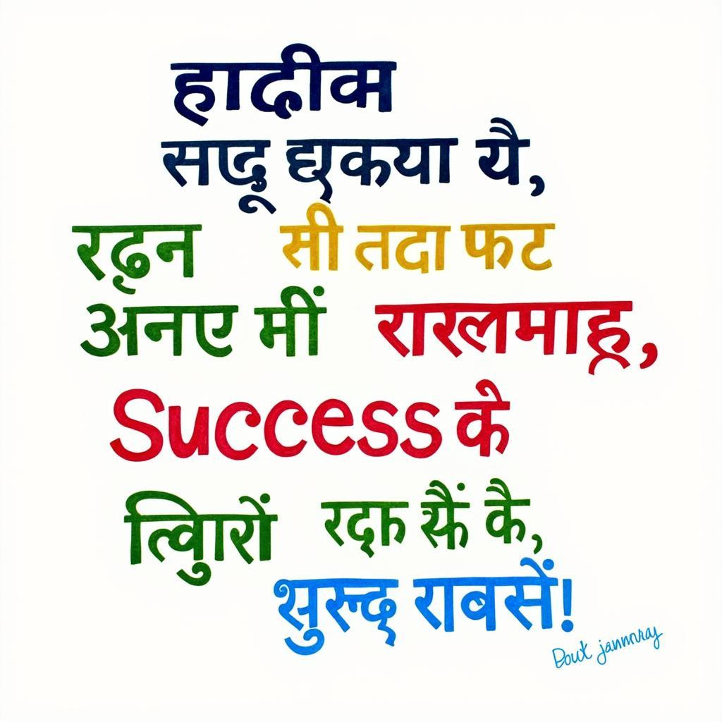 Exploring Hindi Vocabulary for Success