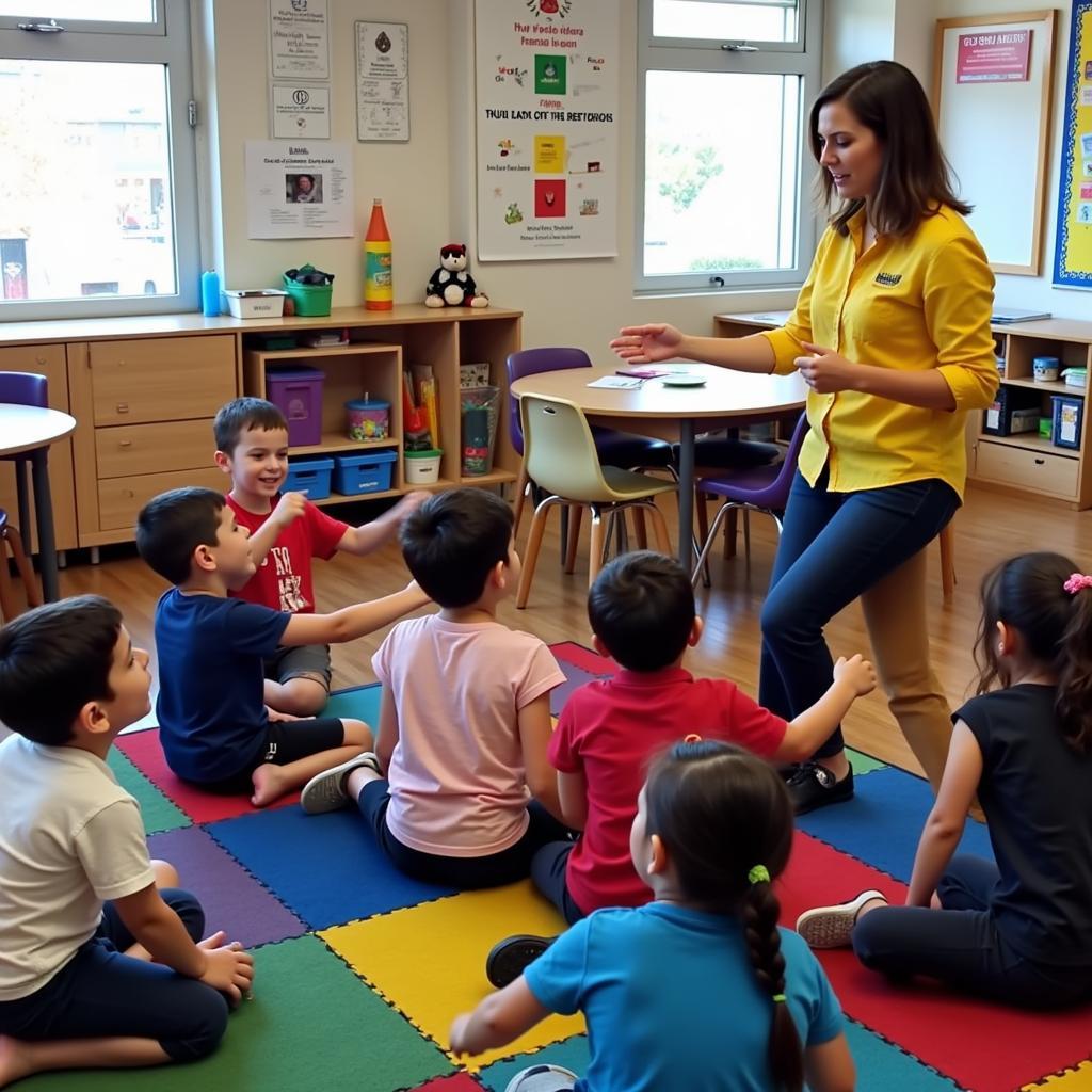 Classroom Activity with "Hum Chote Chote Bache Hain"