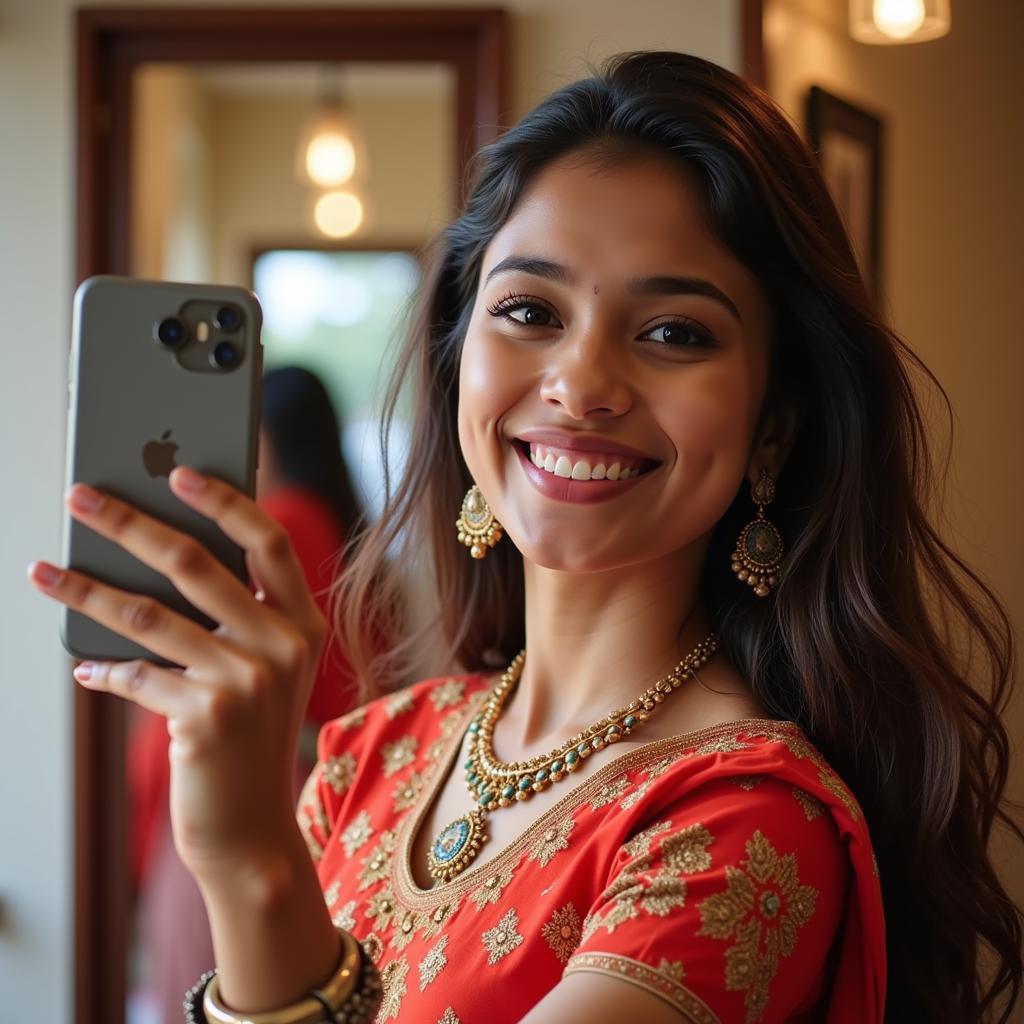 Instagram Captions for Girls in Hindi - Selfie