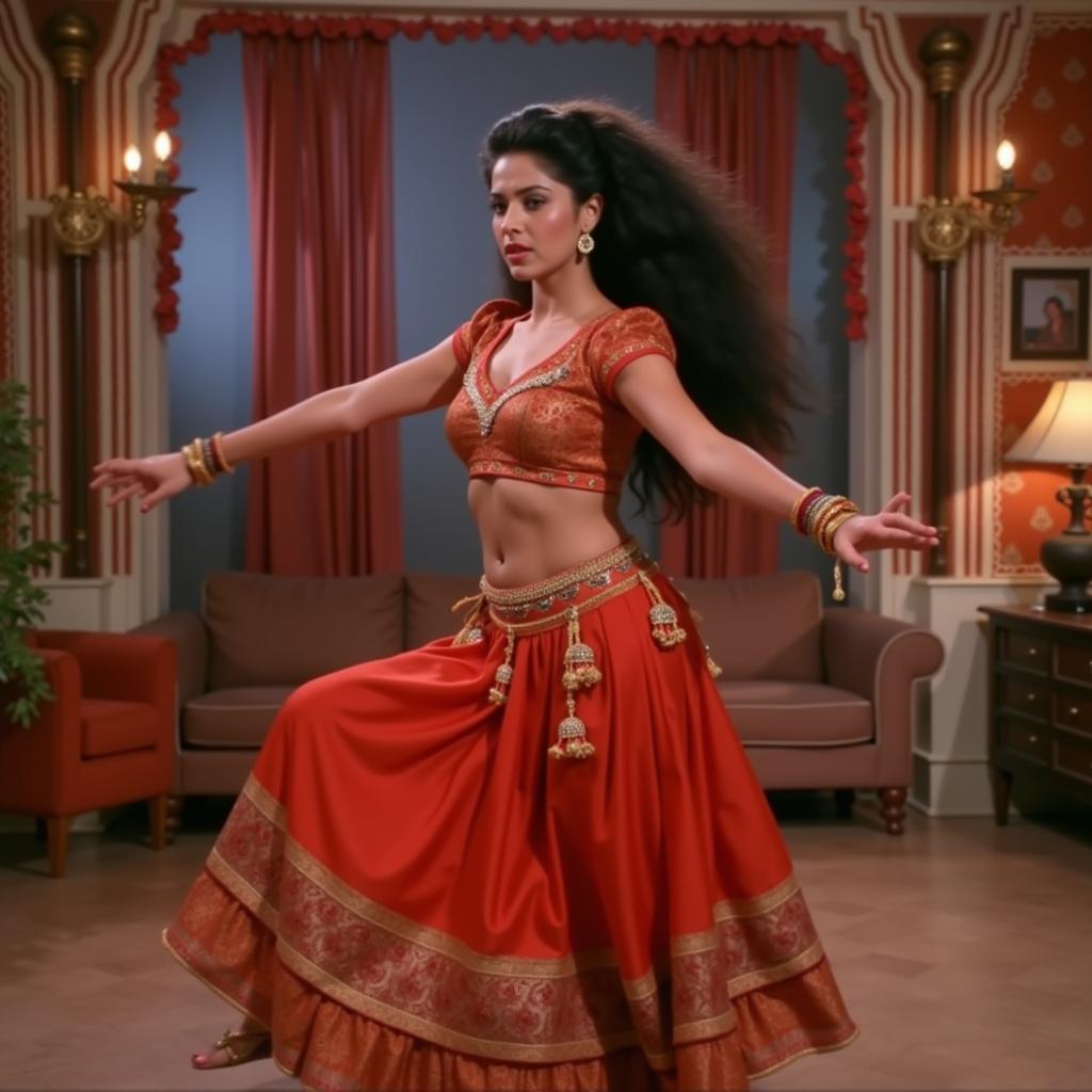 Bollywood Actress Dancing with Jhumkas