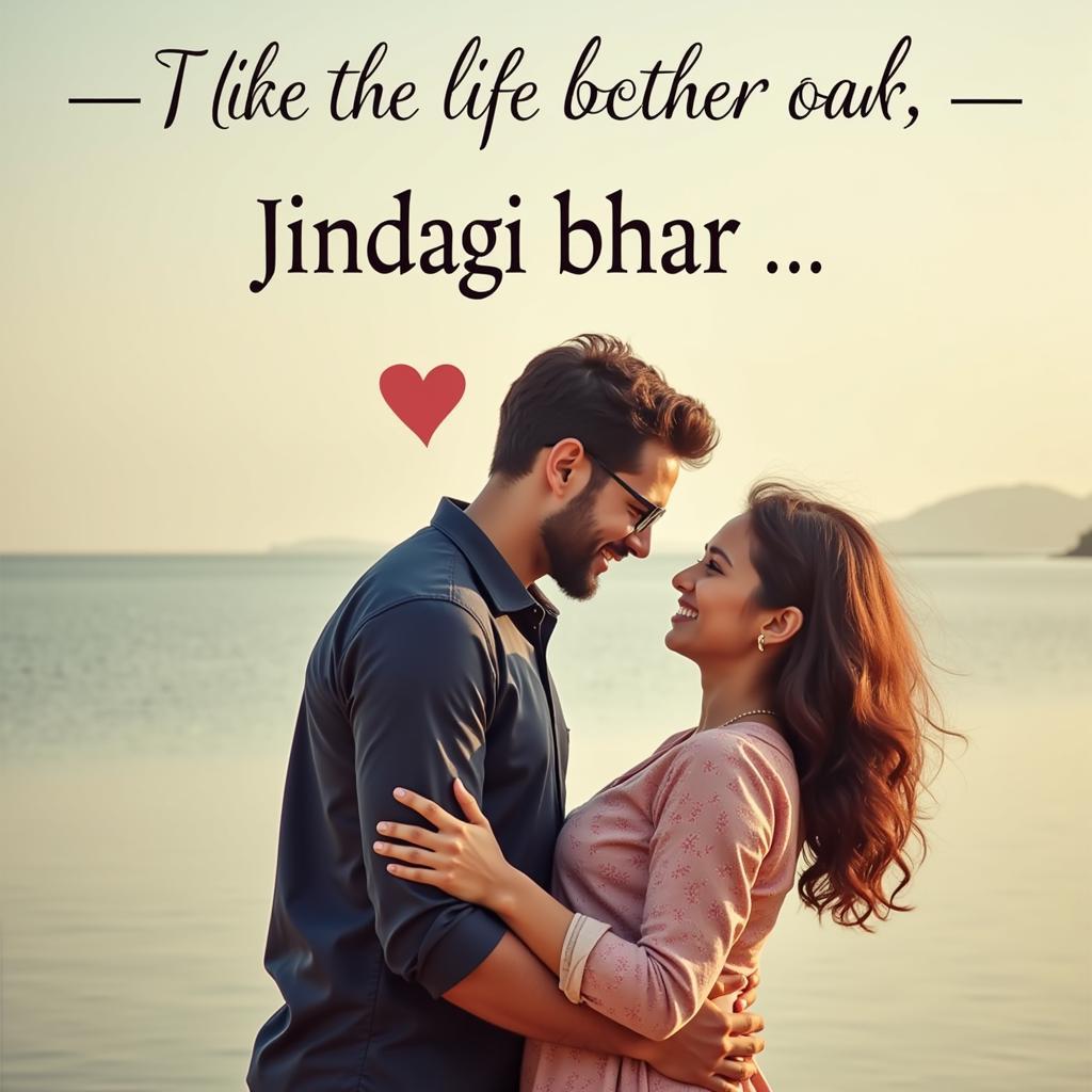 Couple Embracing Jindagi Bhar