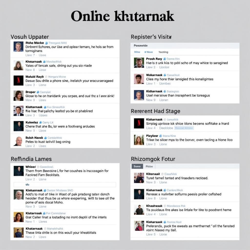 Khatarnak Status on Social Media