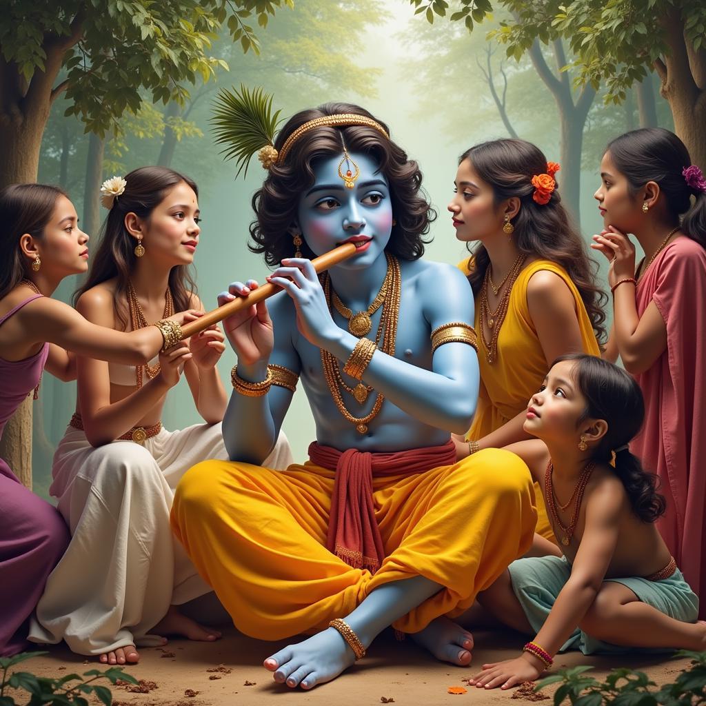 The Divine Play of Krishna