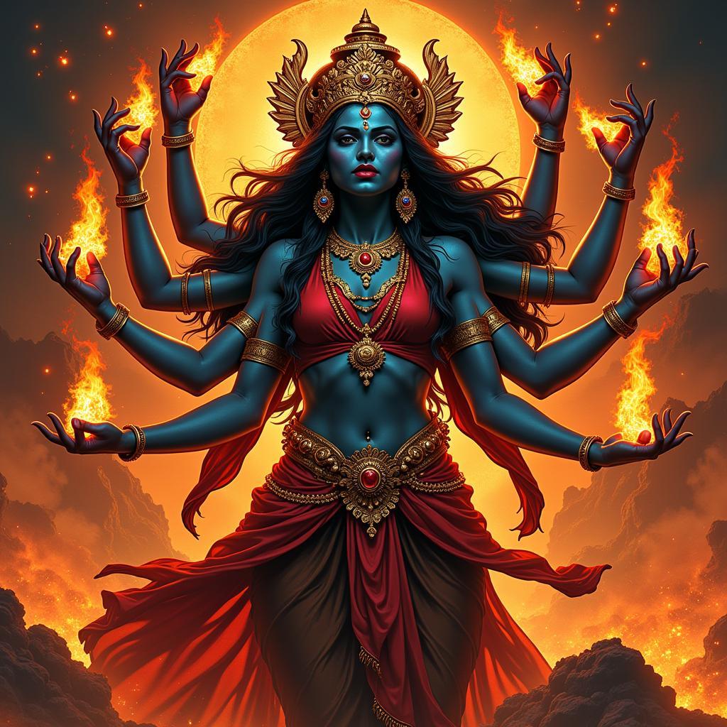 Images of Maa Kali for Devotional Statuses