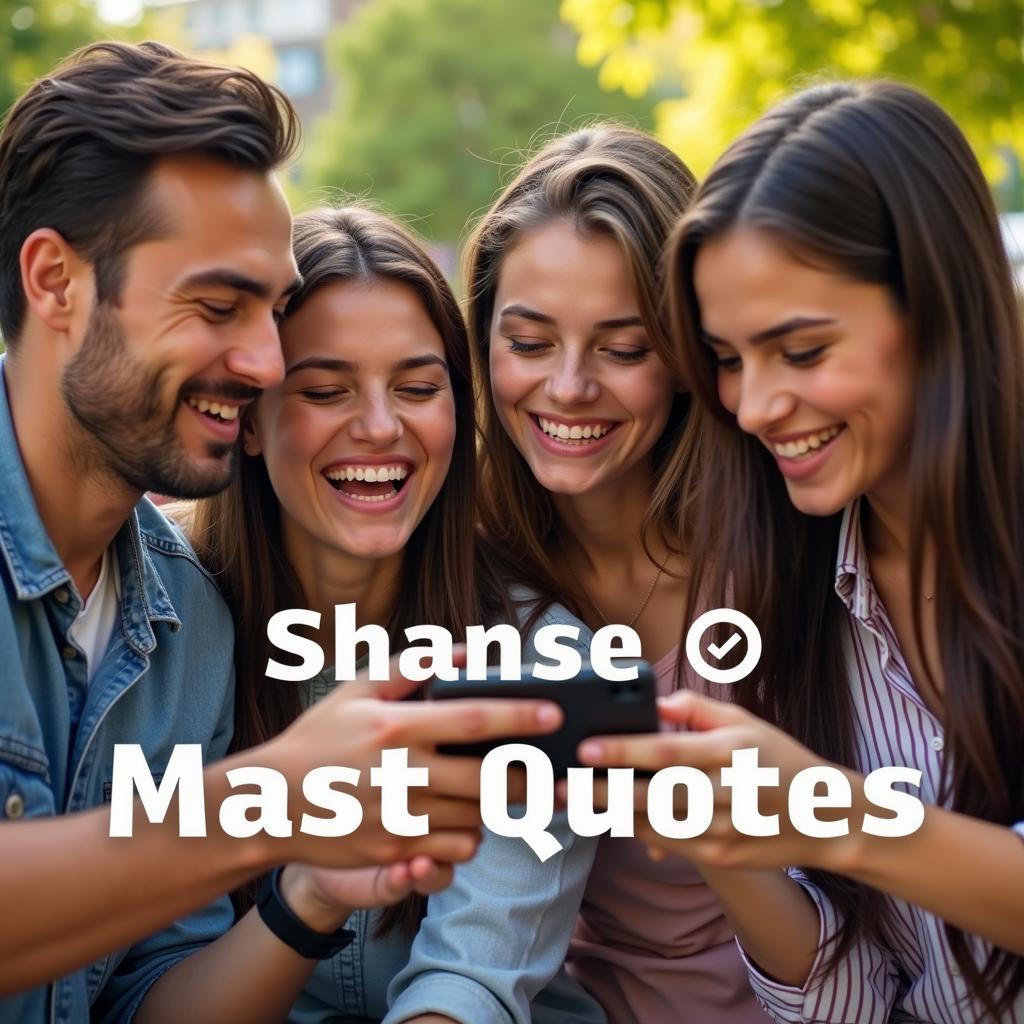 Friends Sharing Mast Quotes in Hindi