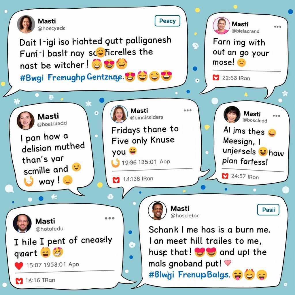 Masti Status Updates on Social Media Platforms