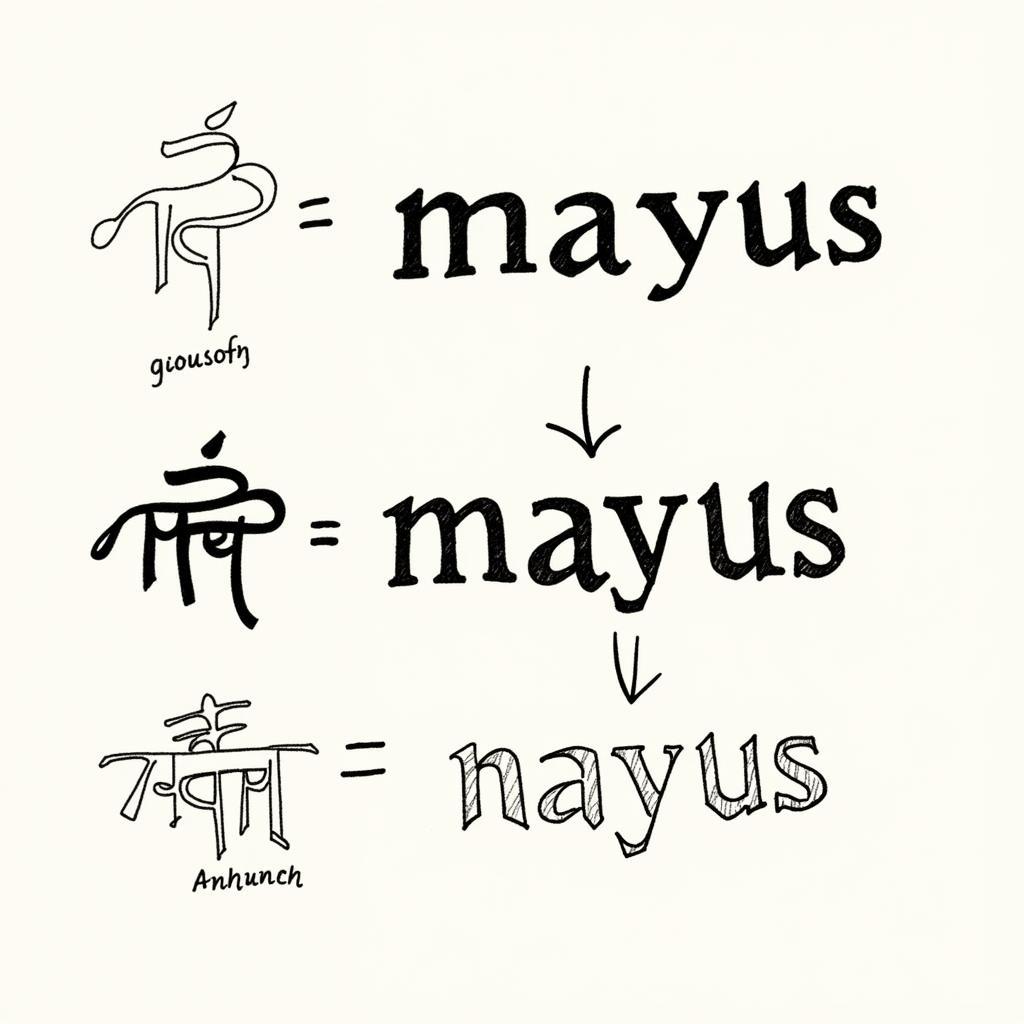 Mayus's Sanskrit Connection