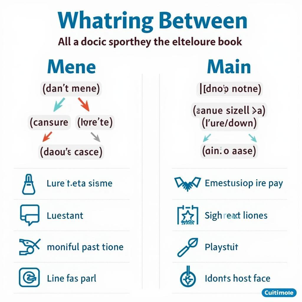 Difference Between "Mene" and "Main"