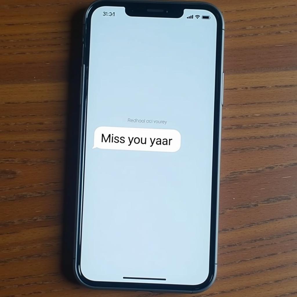 Text Message Saying Miss You Yaar