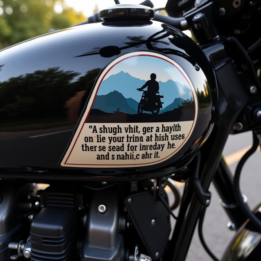 Motivational Bike Sticker Shayari about Freedom