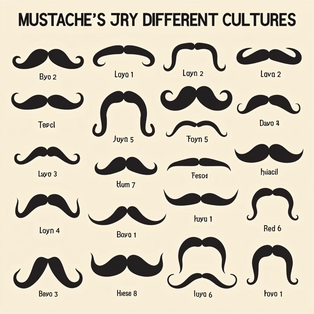 Mustache Styles Across Cultures