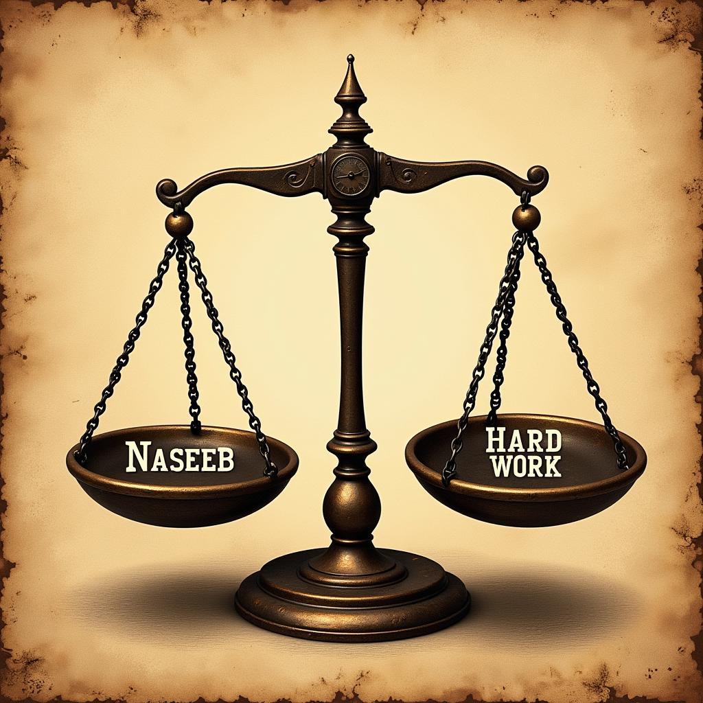 Naseeb and Hard Work Balance