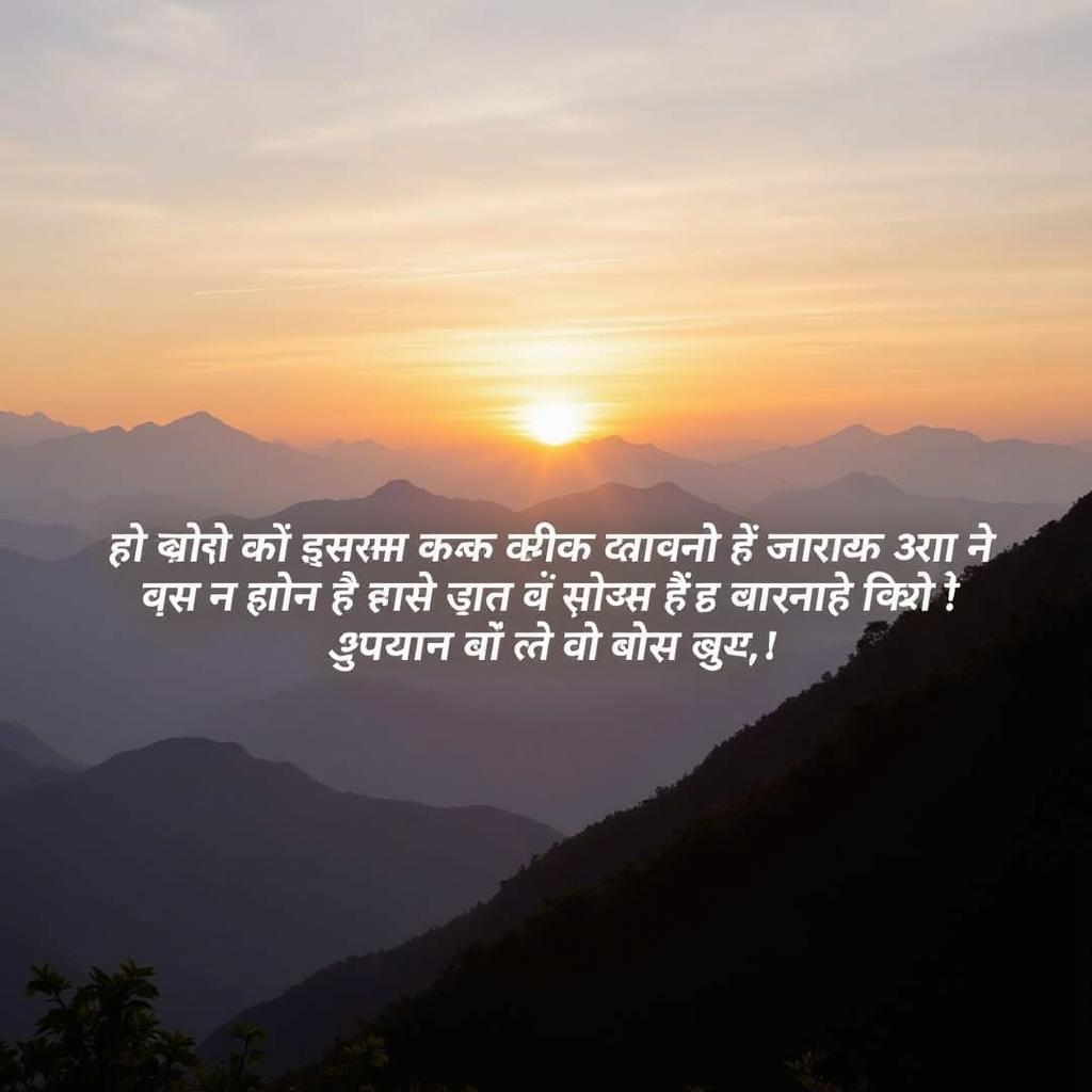 Nature Quotes in Hindi: Serenity