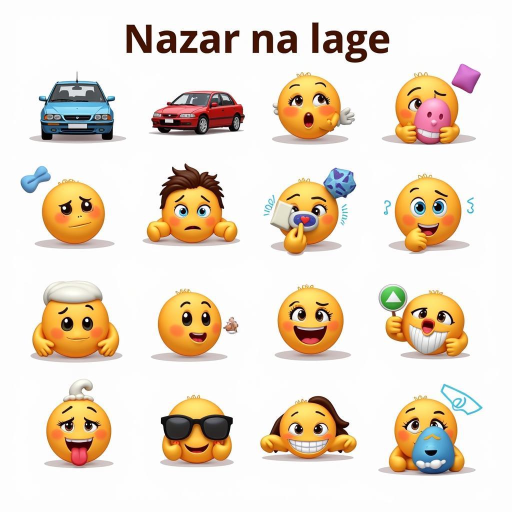 Nazar Na Lage Emoji Usage Examples