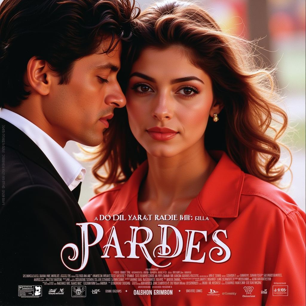 Pardes Movie Poster Featuring "Do Dil Mil Rahe Hain"