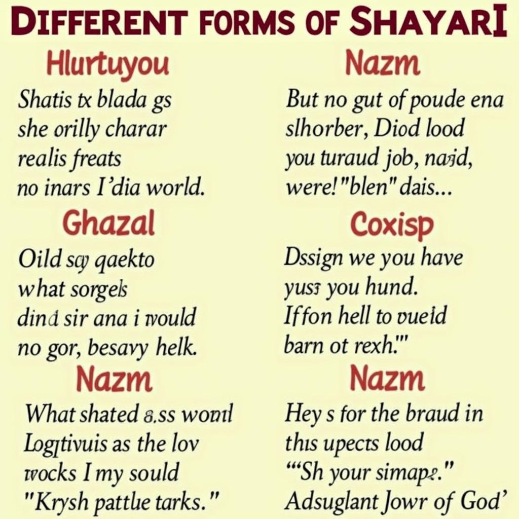 Different Forms of Pareshan Shayari