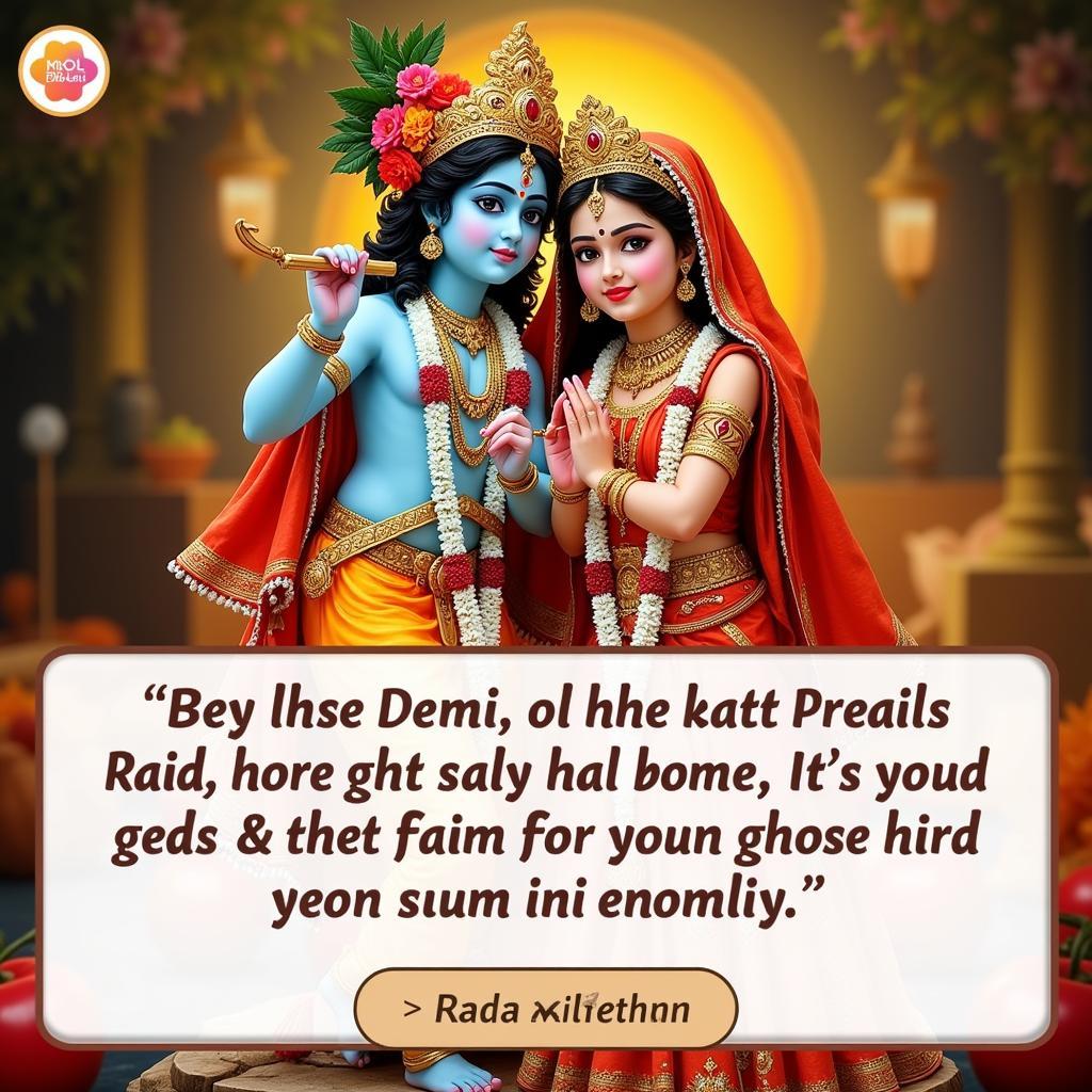 Radhe Krishna Status with Image