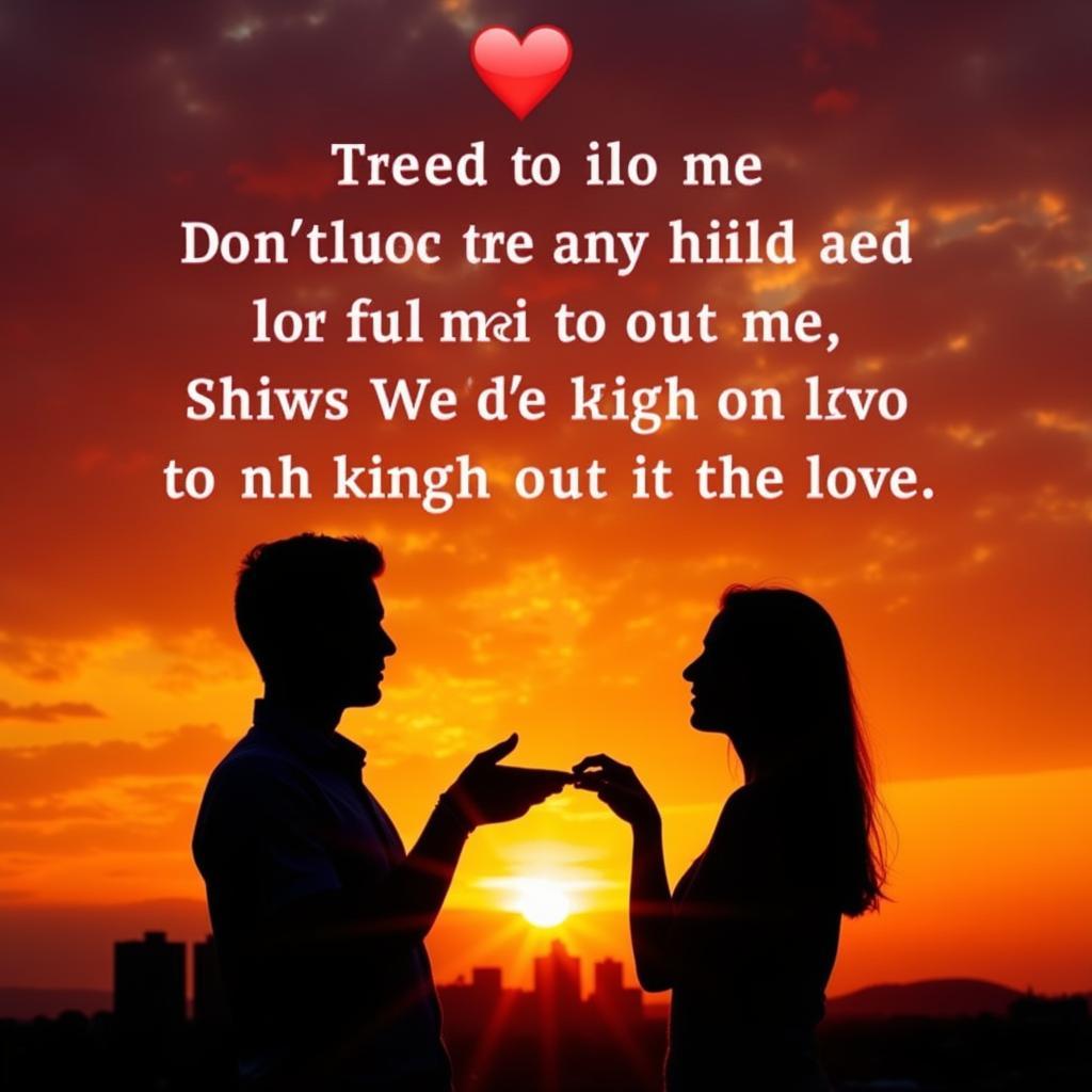 Romantic Do Shayari Sunset