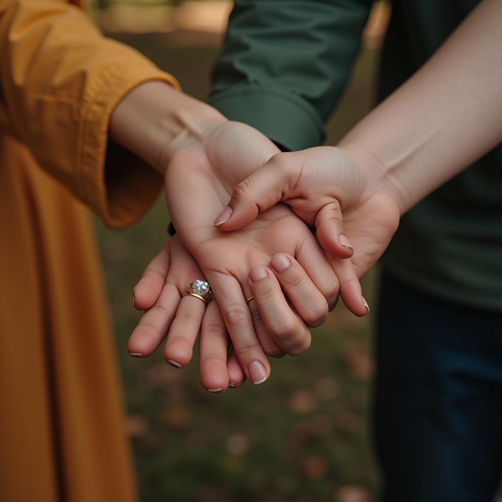 Couple Holding Hands, Representing Sacha Pyaar