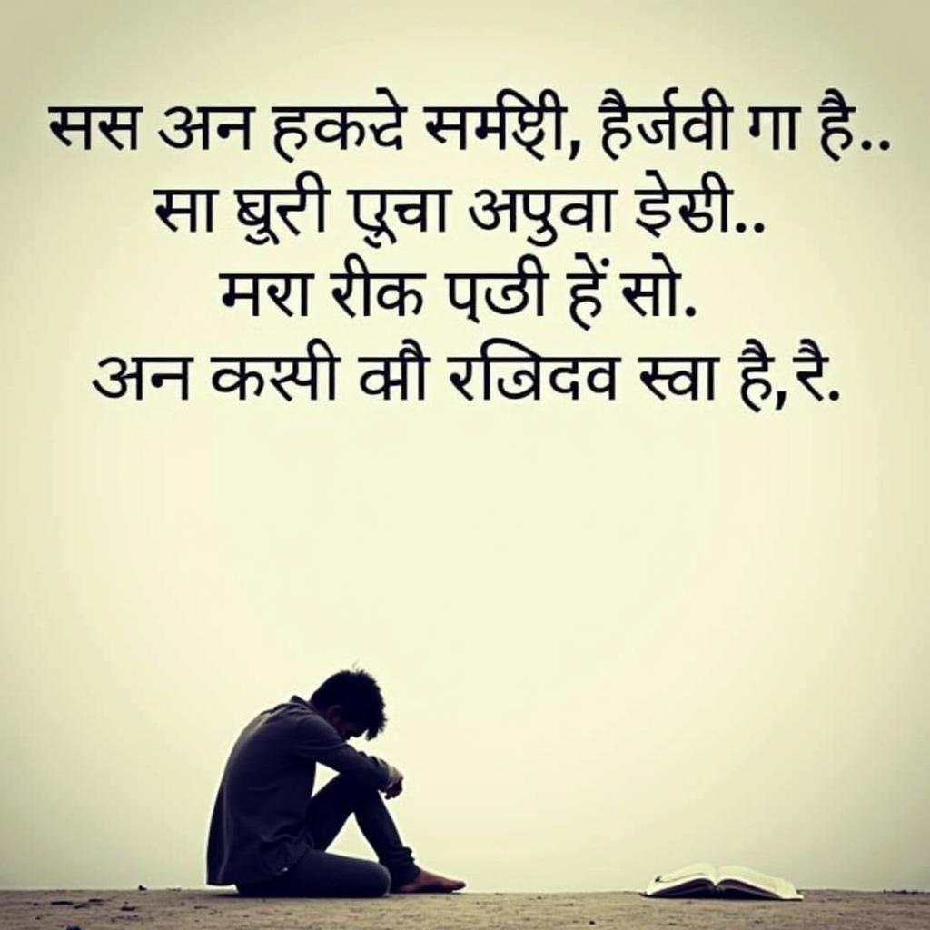 Finding Comfort in Sad Quotes in Hindi