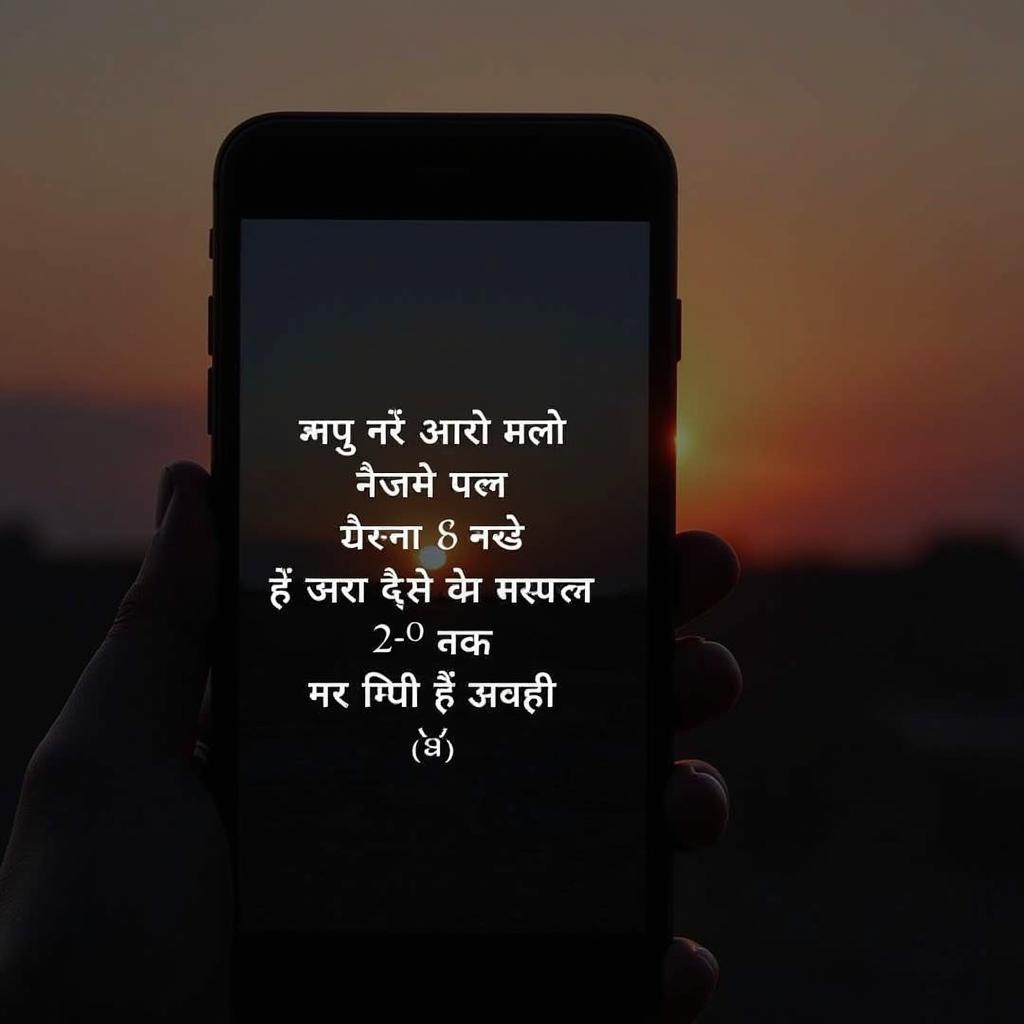 Sad Shayari Wallpaper Hindi Mobile Phone Background