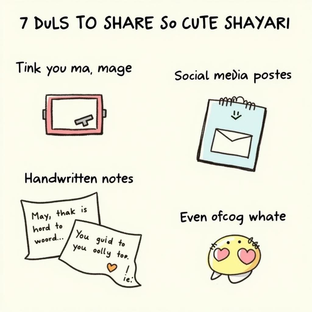 Ways to Share So Cute Shayari