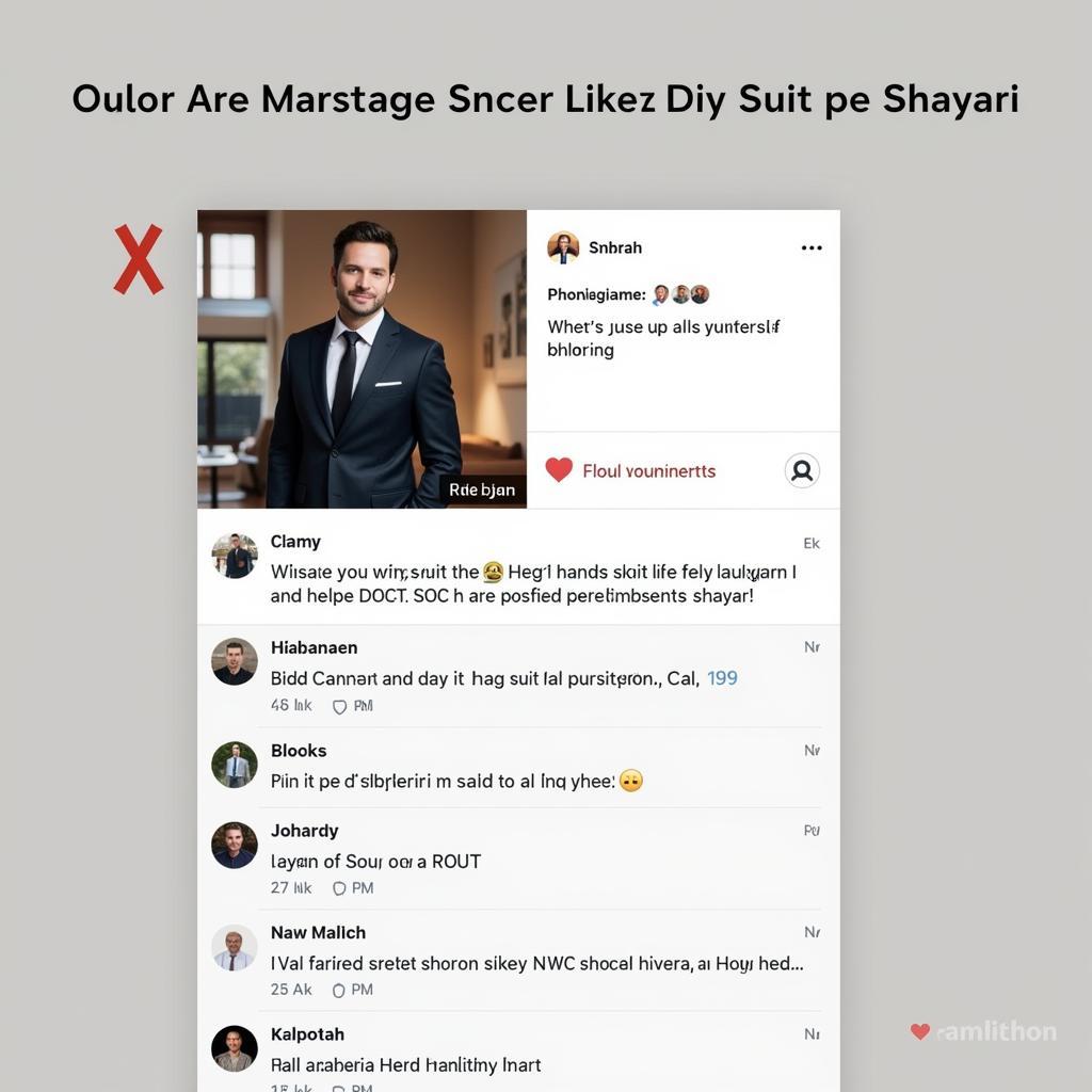 Suit Shayari Instagram Post