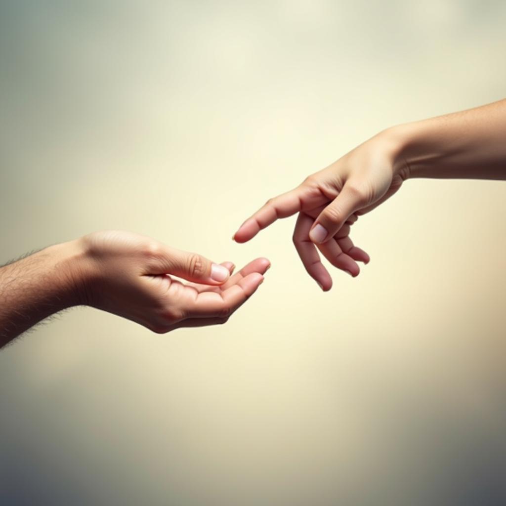 Beyond quotes: Connecting with support and resources for mental health.  Hands reaching out for a helping hand, symbolizing seeking support.