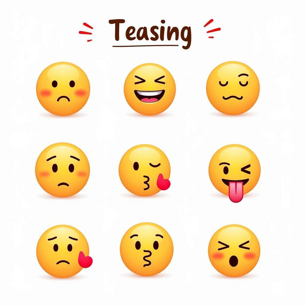 Examples of Teasing Emojis