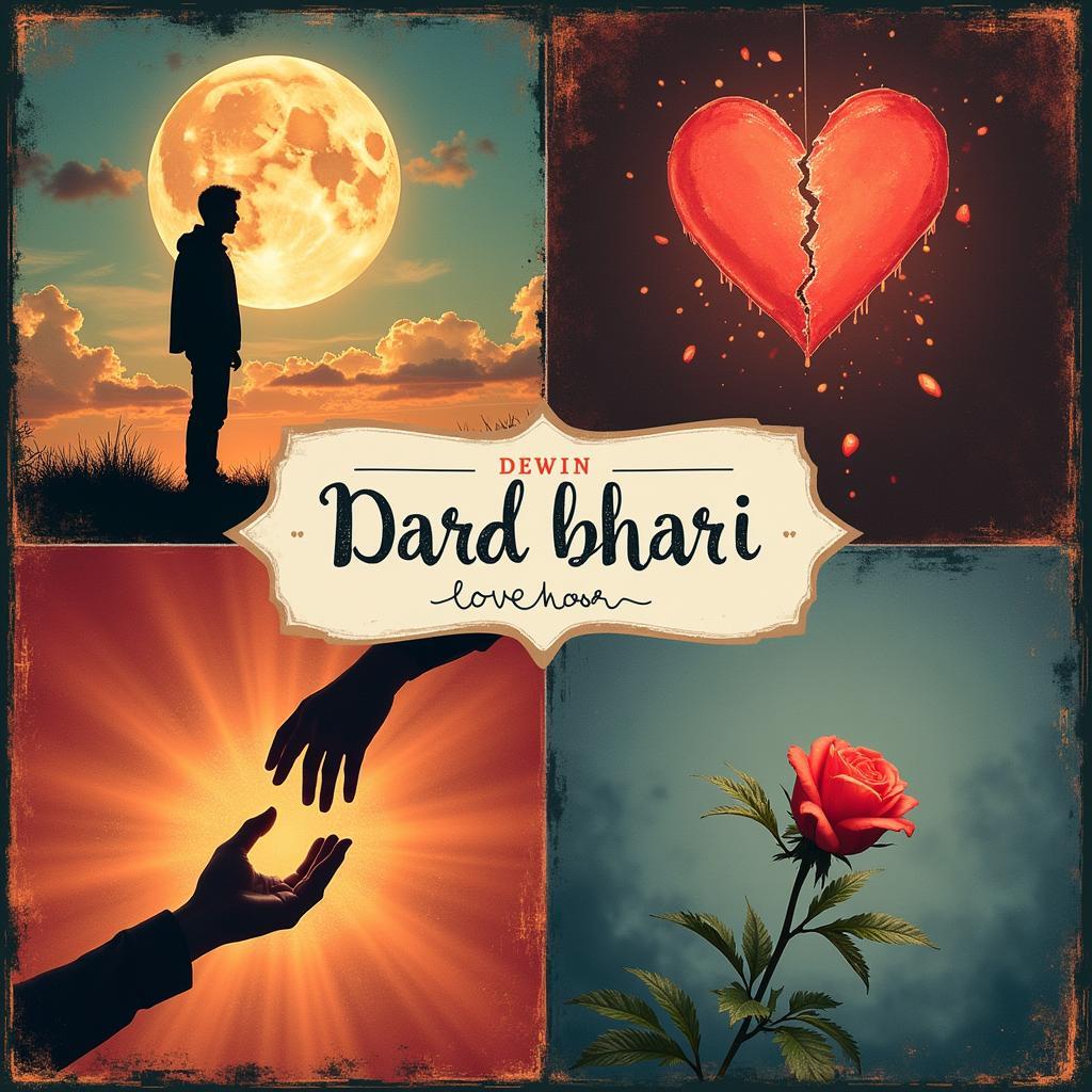 Different Themes Explored in Dard Bhari Love Shayari